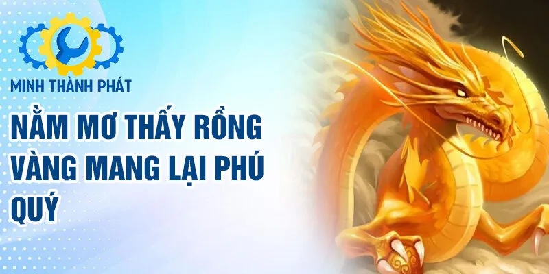 Nằm mơ thấy rồng vàng mang lại phú quý